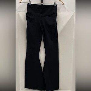 NWT Fabletics Black Activewear Flare Pants.   Size M